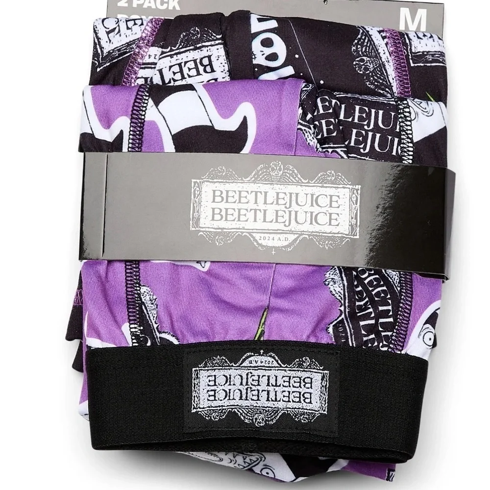Beetlejuice Men's Boxer Briefs, 2-Pack